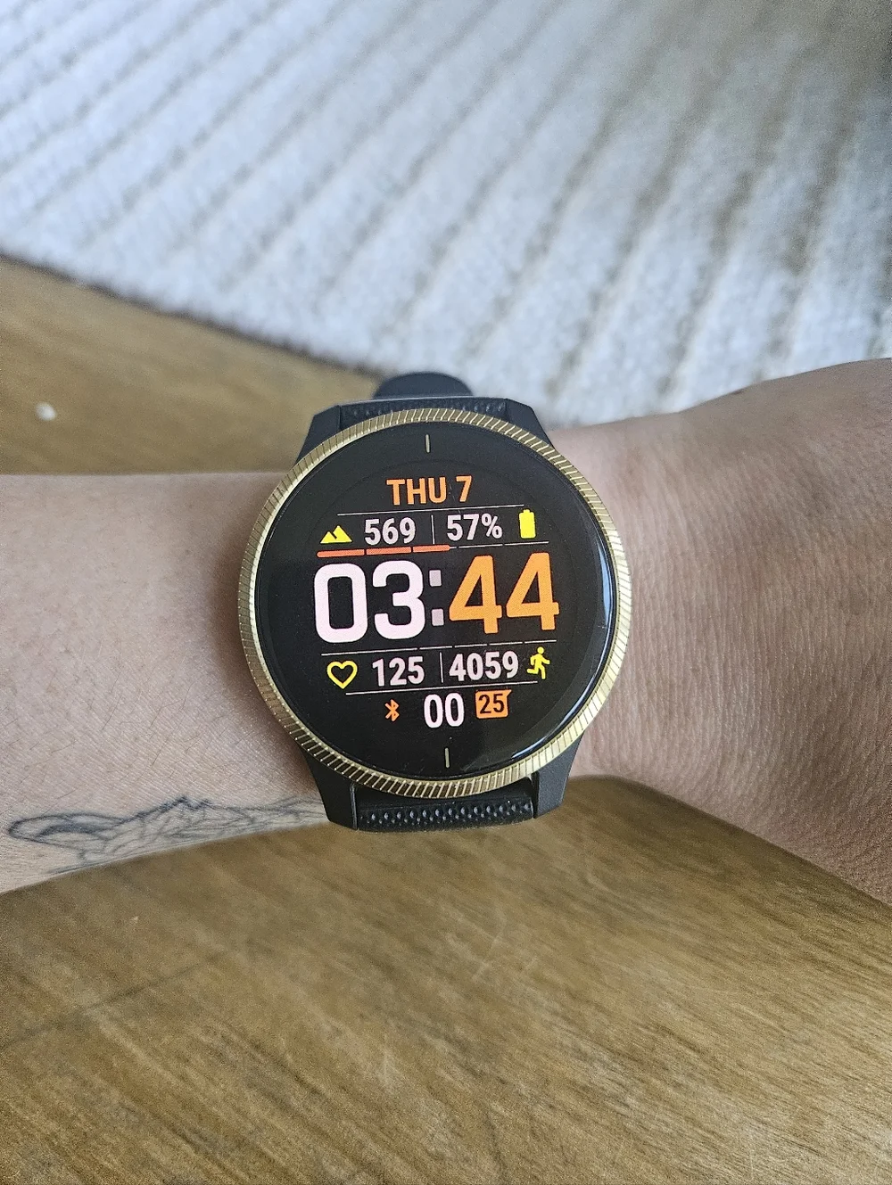 Garmin Venu 2 Smartwatch - Black & Gold Bezel - 45mm GPS Fitness Tracker - Picture 1 of 8